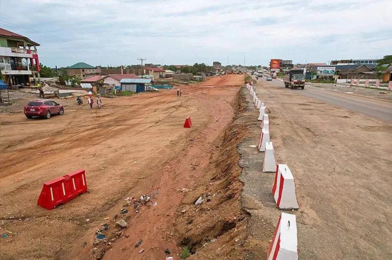 Major Road Projects in Ghana improving highway infrastructure and transportation networks