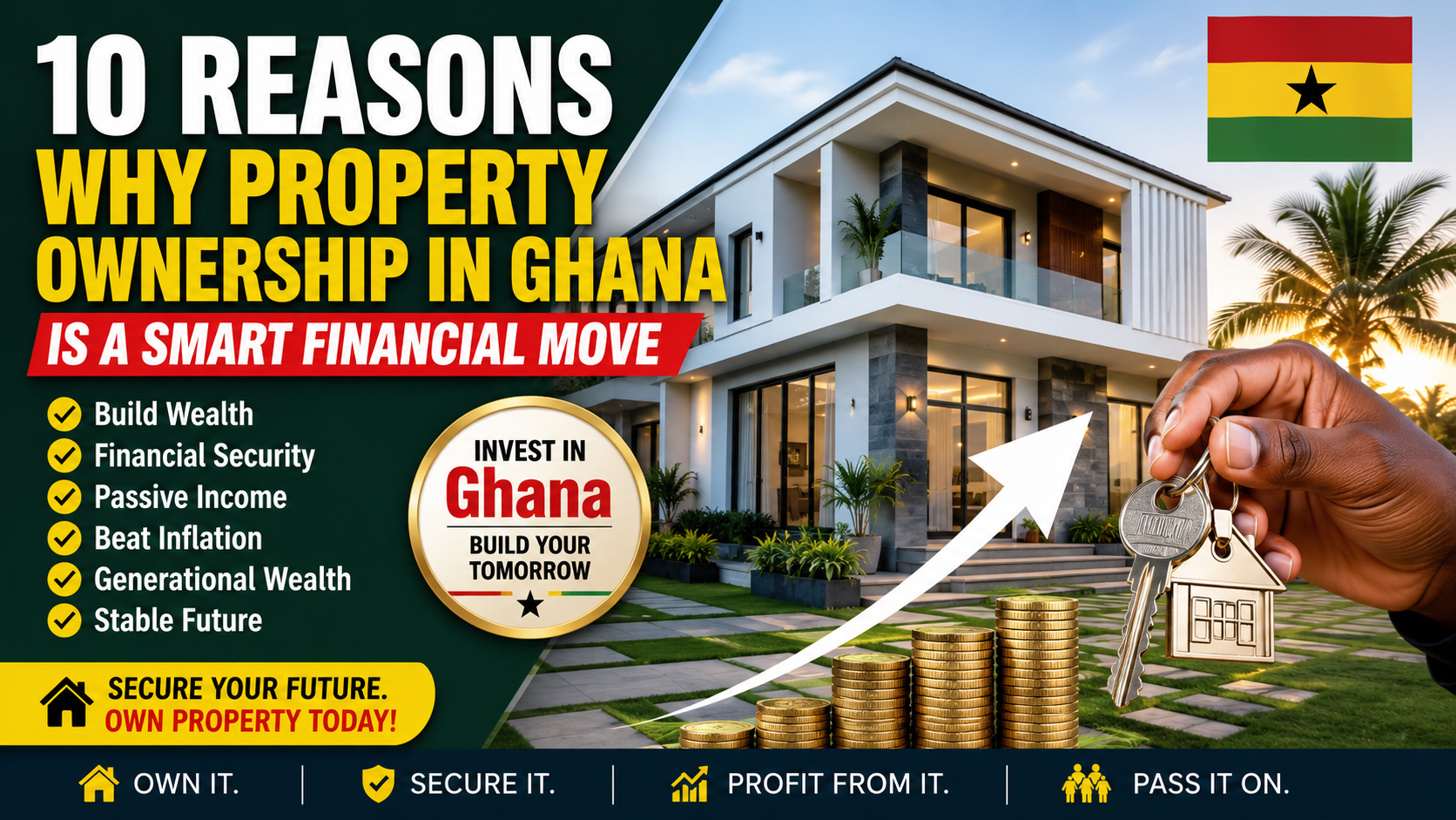 Property Ownership in Ghana helps families build long-term wealth and financial security