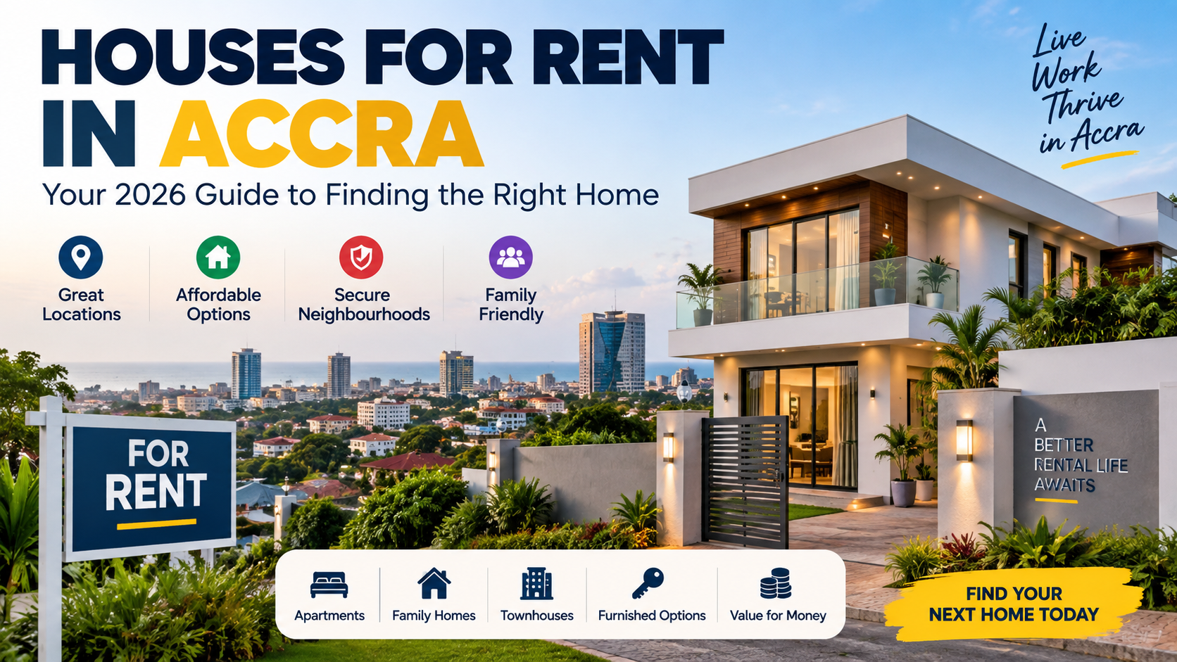 houses for rent in Accra