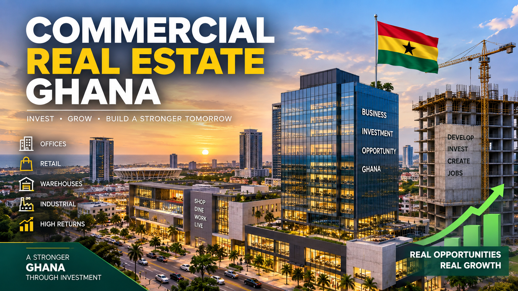 commercial real estate Ghana investment opportunities